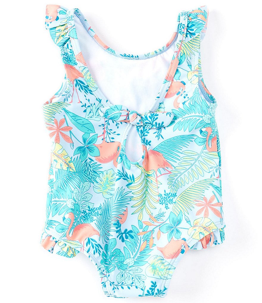 Starting Out Baby Girls 3-24 Months Flamingo One-Piece Swimsuit