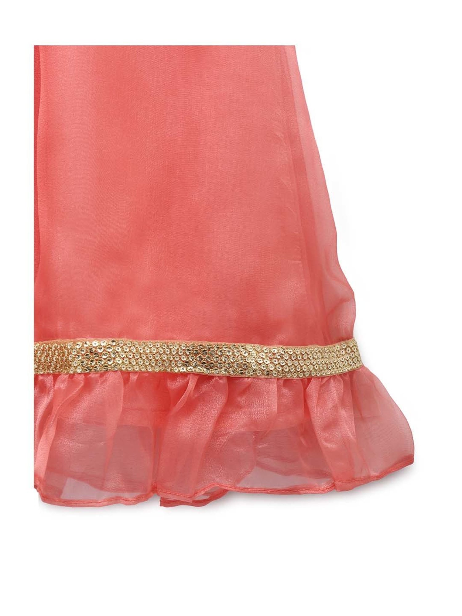 Angel & Rocket Kids Pink Floral Print Skirt