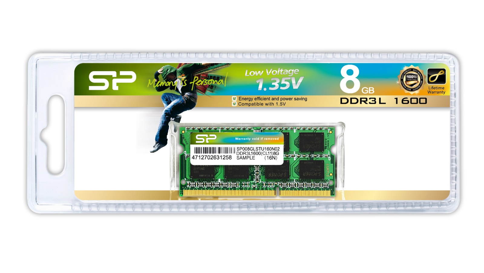 Silicon Power 8GB DDR3 SDRAM Memory Module