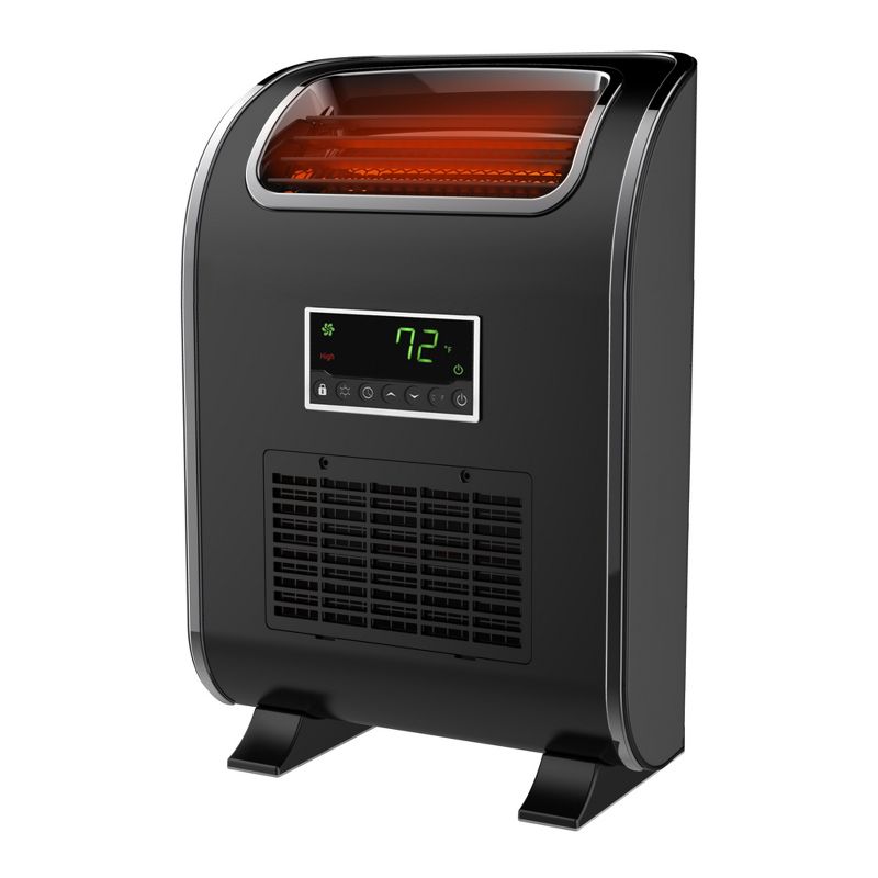 Lifesmart HT1153L Slimline Wall Huggable 1500 Watt Infrared Quartz Single Room Space Heater
