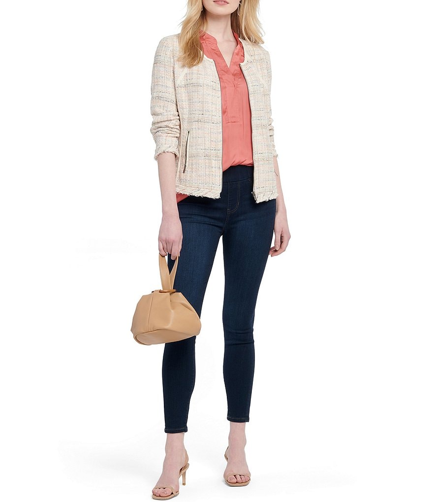 NIC + ZOE Dandelion Zip Front Jacket