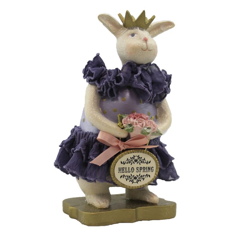 Heather Myers 6.25" Birte Easter Spring Bunny Rabbit  -  Decorative Figurines