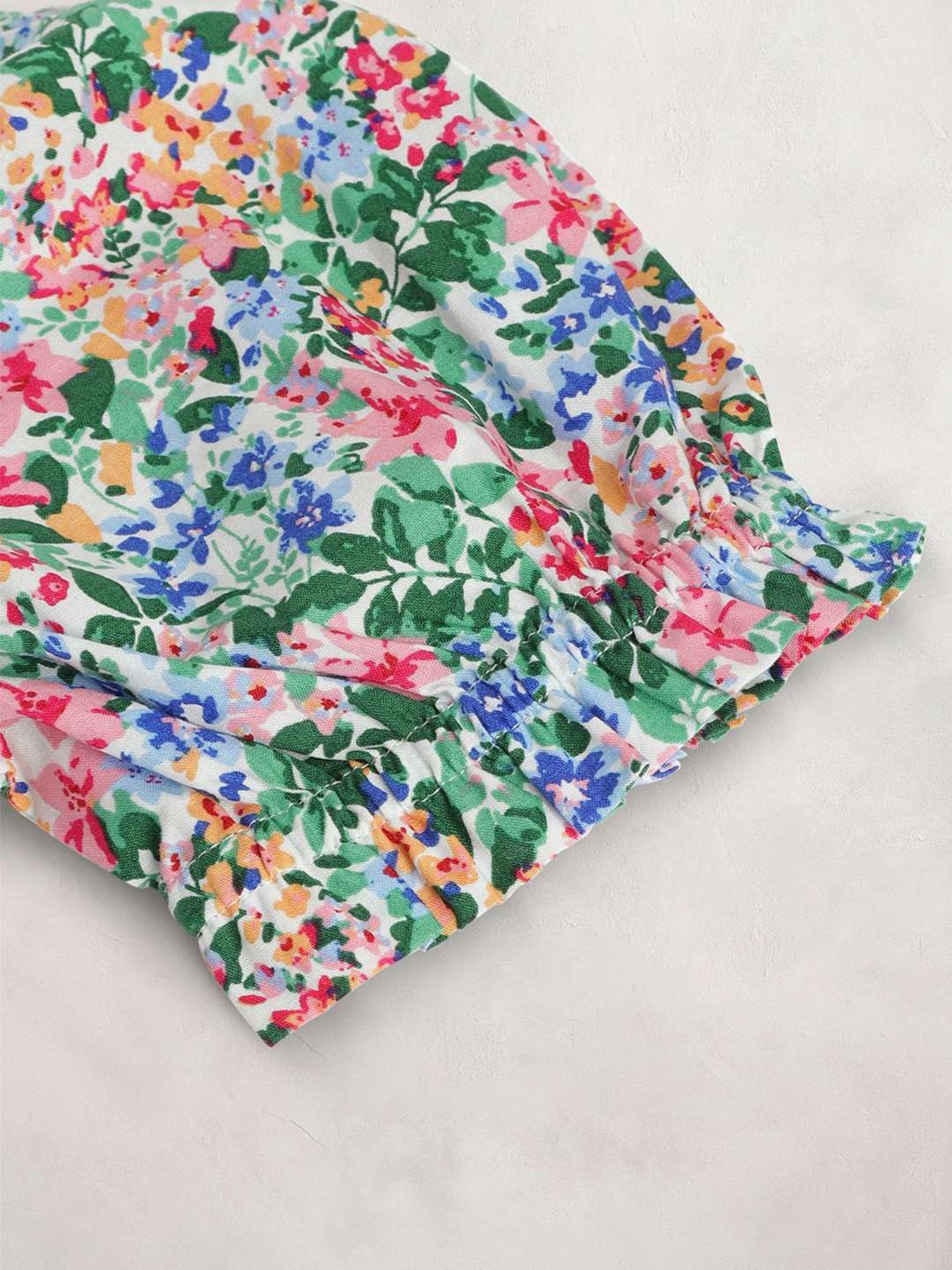 Cherry Crumble By Nitt Hyman Kids Multicolour Cotton Printed Dress