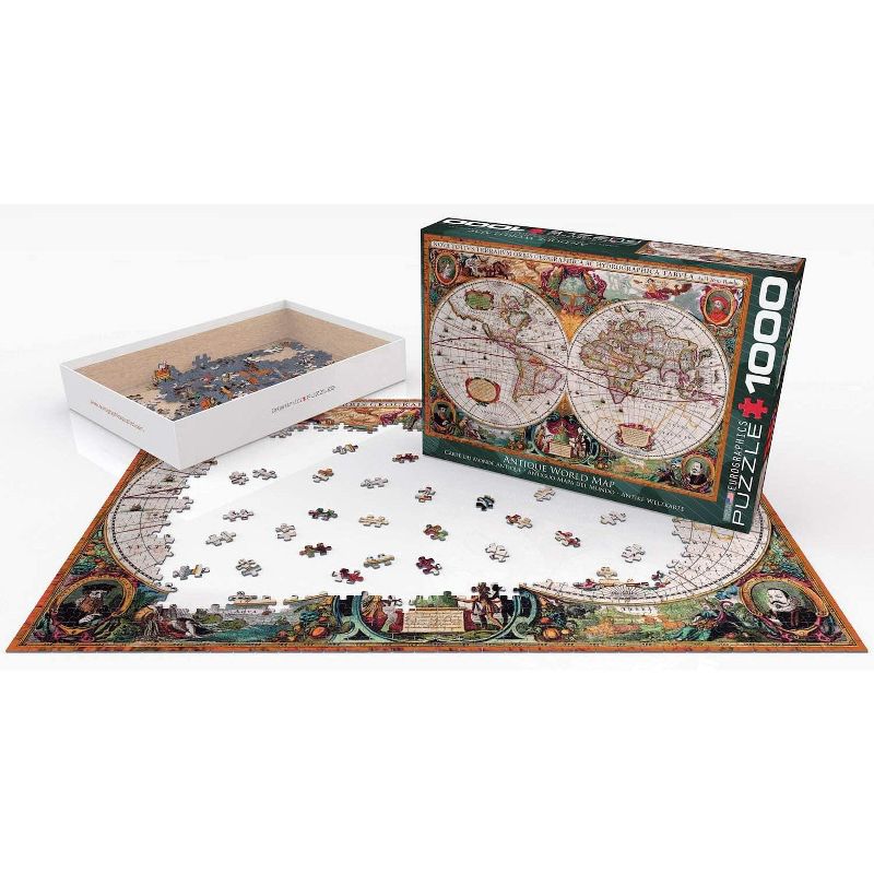 Eurographics Inc. Antique World Map (Orbis Geographica) 1000 Piece Jigsaw Puzzle