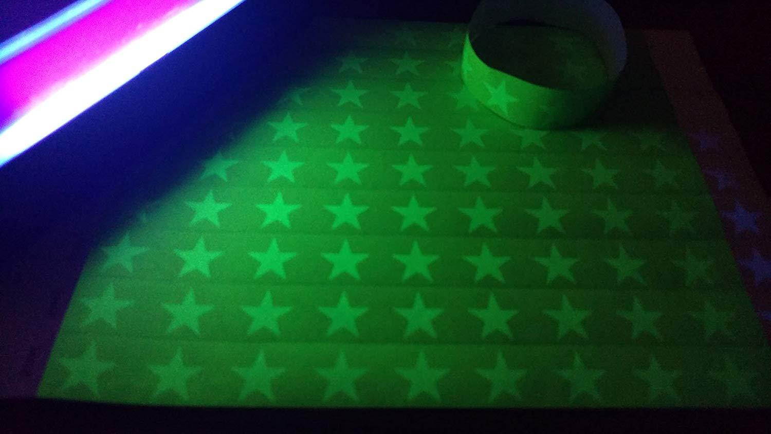 WristCo Neon Yellow 3/4 Inch Premium Black Light Security 500 Count Paper Wristbands For Events