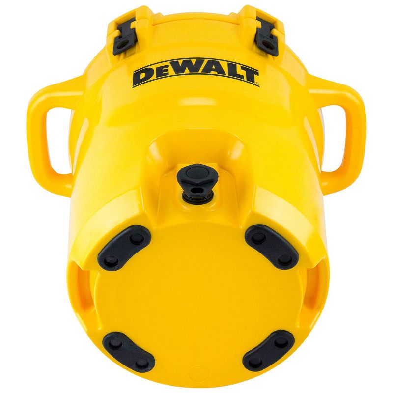 DeWALT Portable 5 Gallon Water Jug Dispenser Cooler w/ Spout & Handles, Yellow