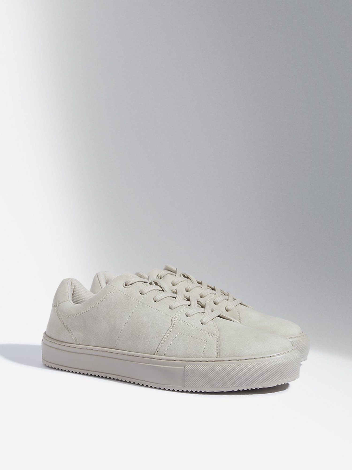 SOLEPLAY by Westside Beige Platform Sneakers