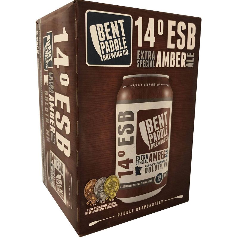 Bent Paddle 14° ESB Amber Ale Beer - 6pk/12 fl oz Cans
