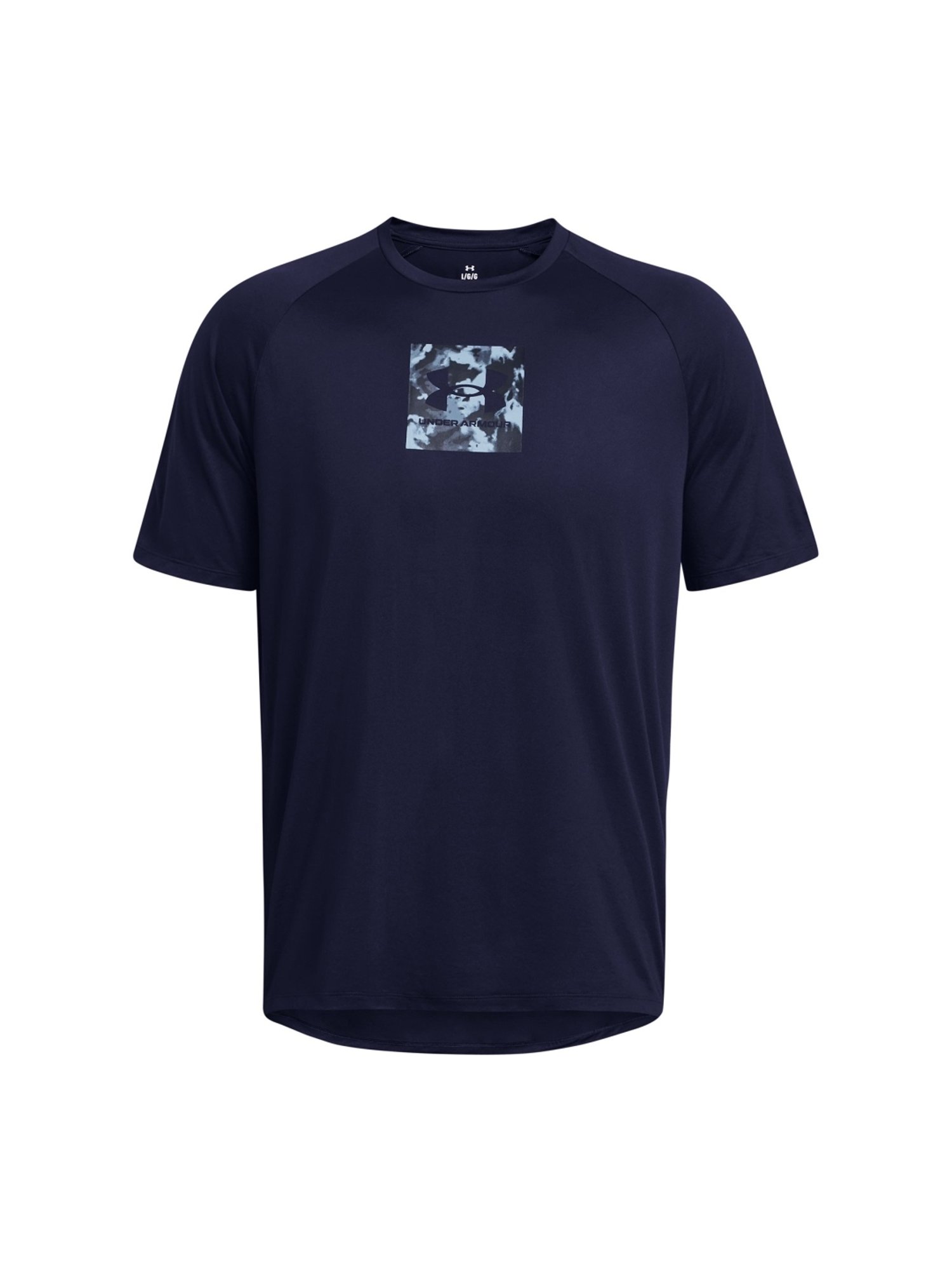 Under Armour Blue Slim Fit Printed T-Shirt
