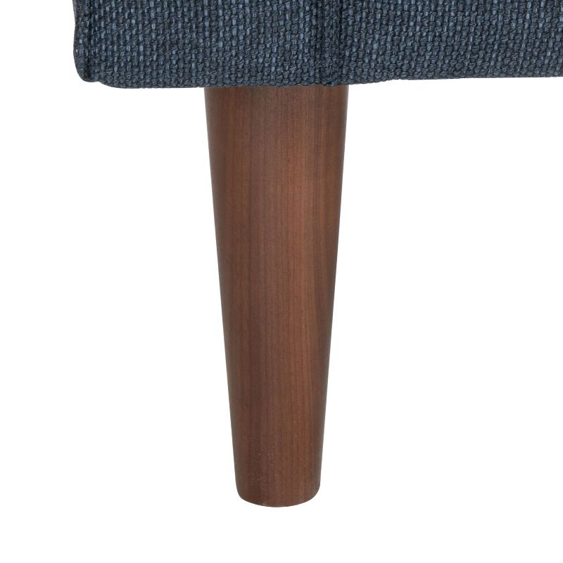 Dulce Mid-Century Chaise Sofa Dark Blue - Safavieh