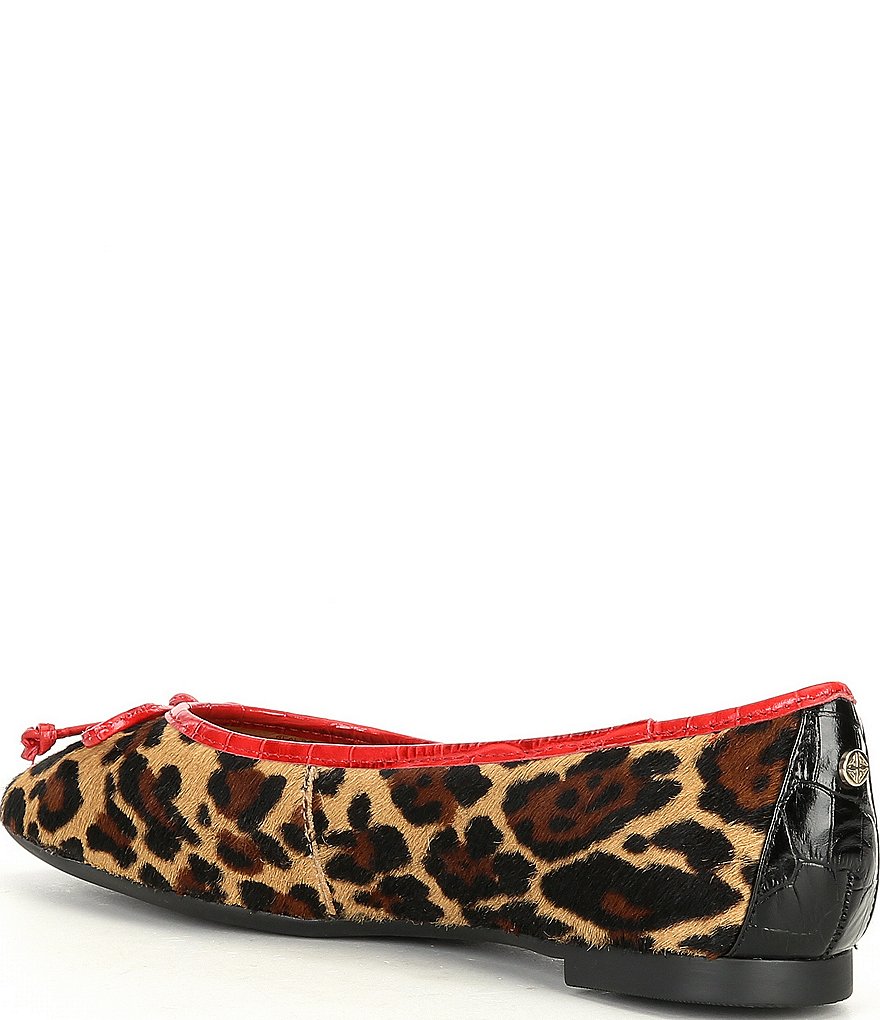 Antonio Melani Baird Leopard Print Haircalf Ballet Flats