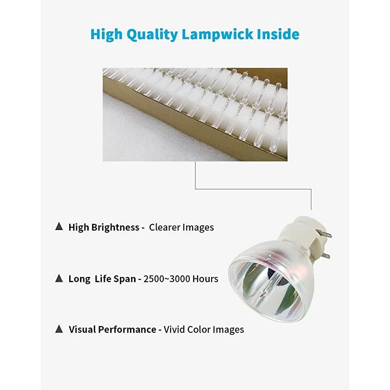 BLFU195A SP72G01GC01 Replacement Lamp Bulb for Optoma S341 W340 W341 X341 W345 W355 X355 Projector