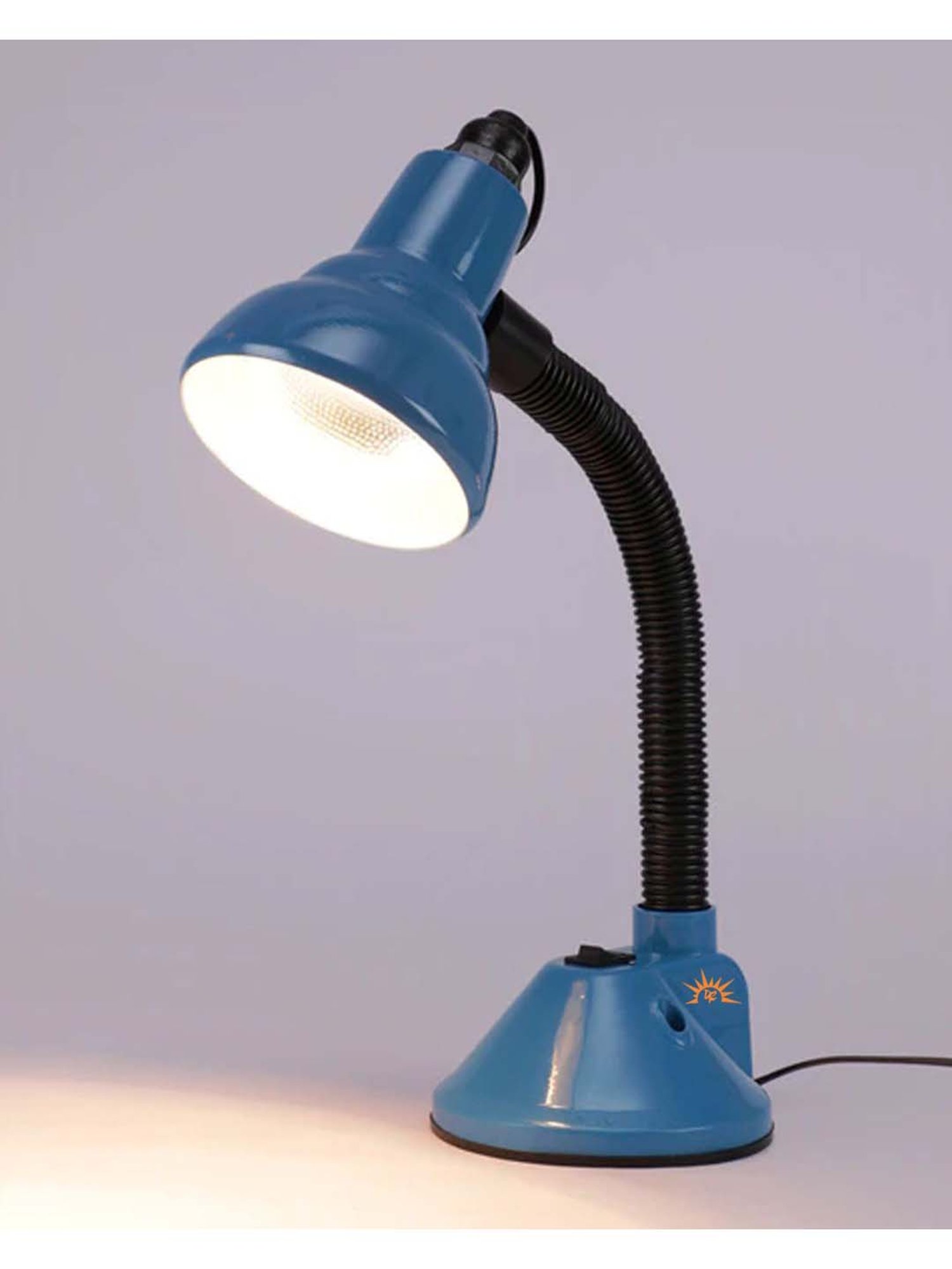 DecorativeRay Blue PVC Study Table Lamp - Set of 1