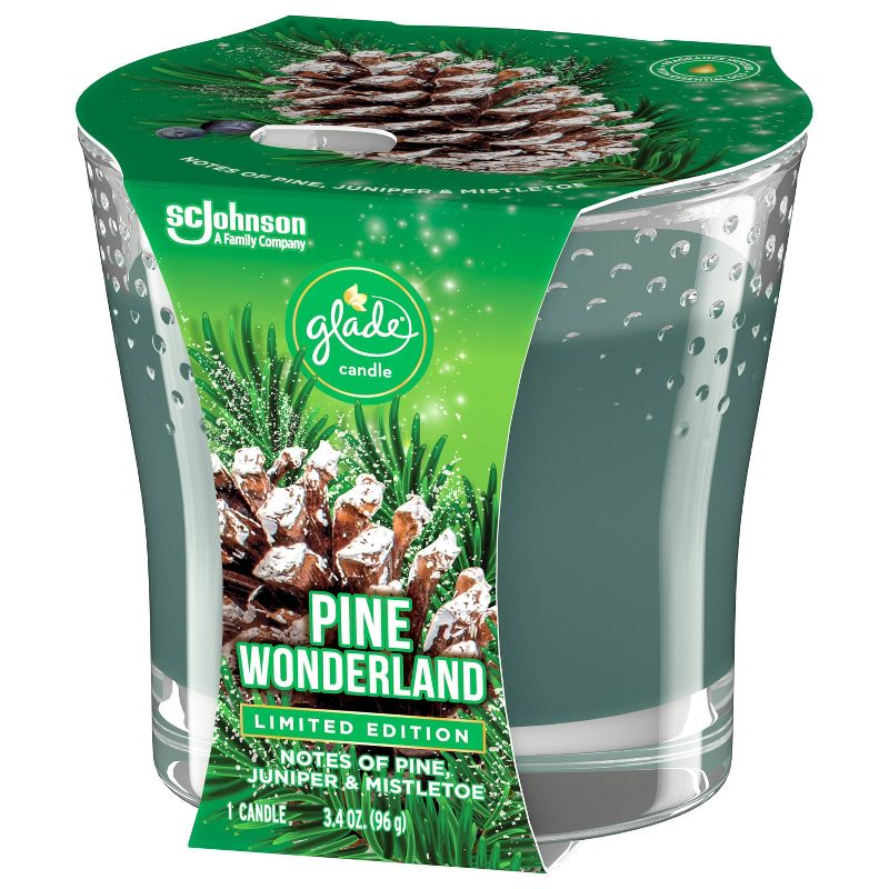 Glade Jar Candle Pine Wonderland - 3.4oz