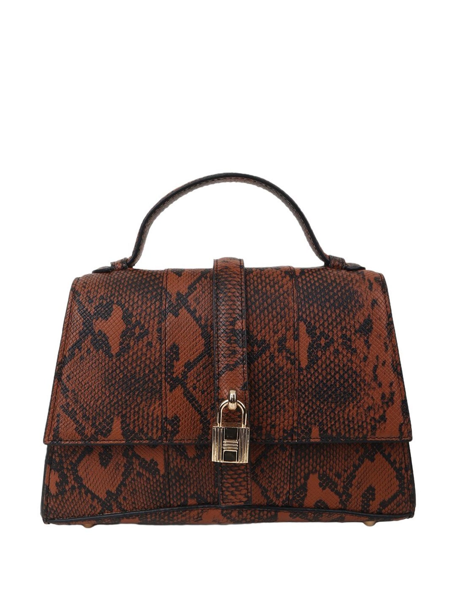 Carlton London Tan Animal Effect Medium Handbag