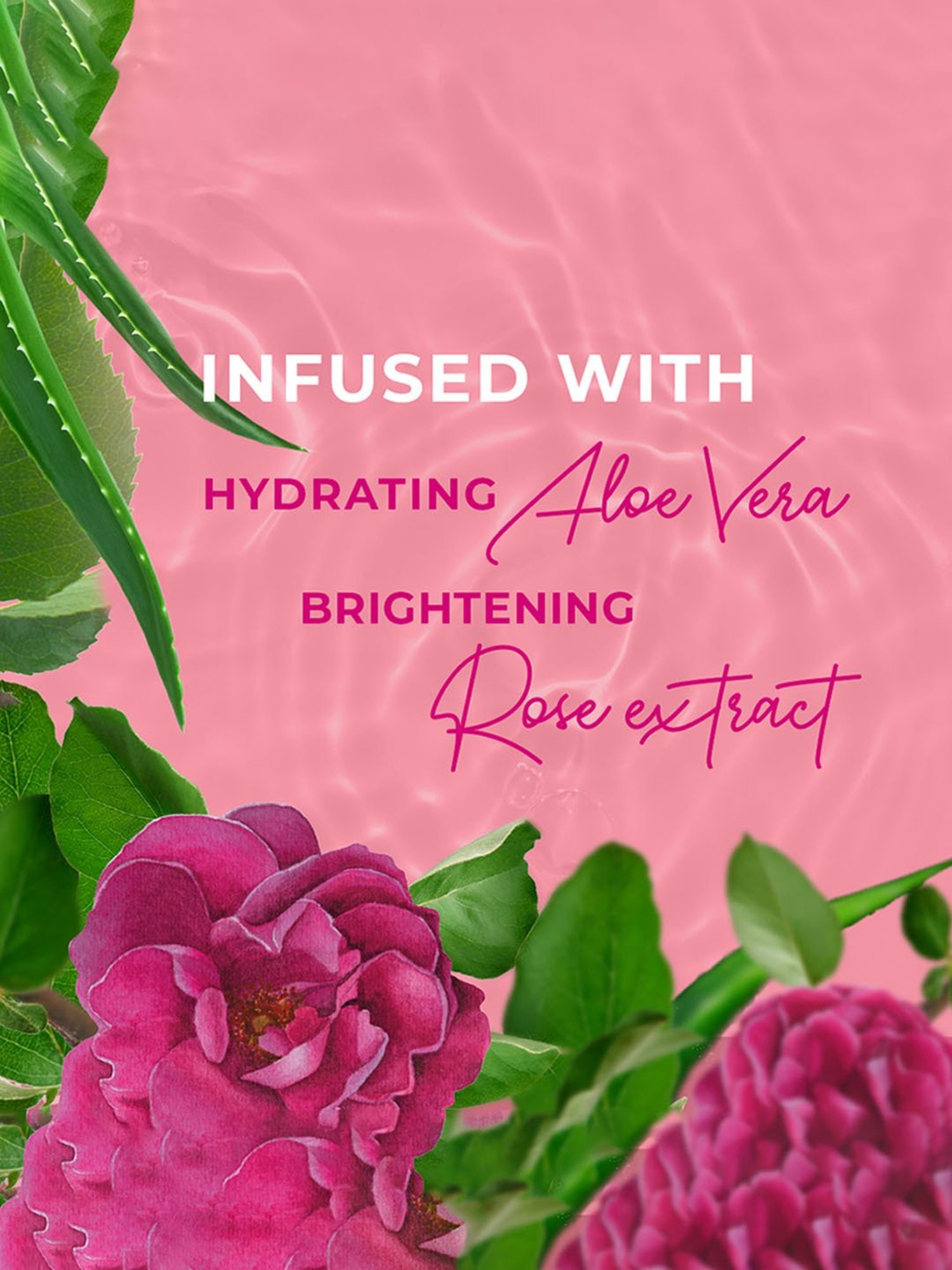 LUX Rose & Aloe Vera Gel Body Scrub - 300 gm