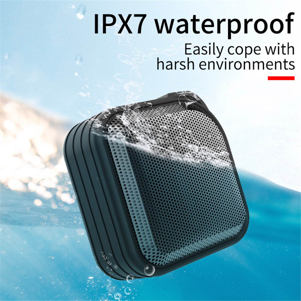 Bluetooth Speaker, Cyboris 15W Stereo 3D Sound Deep Bass Portable Mini Wireless Speakers for Old Man Elder with Rotatable Button/Smart Voice/Mic/TF Card/TWS Function