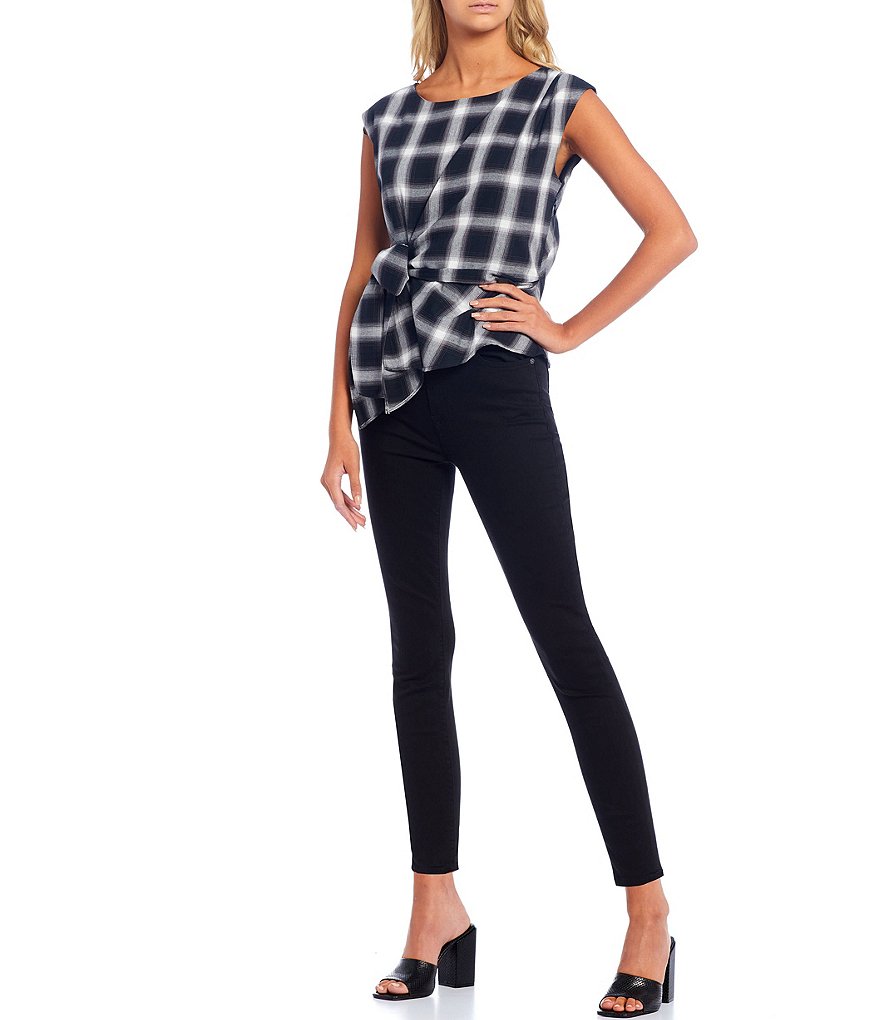 Every Straight Leg Ankle Crop Front Zipper Jeans