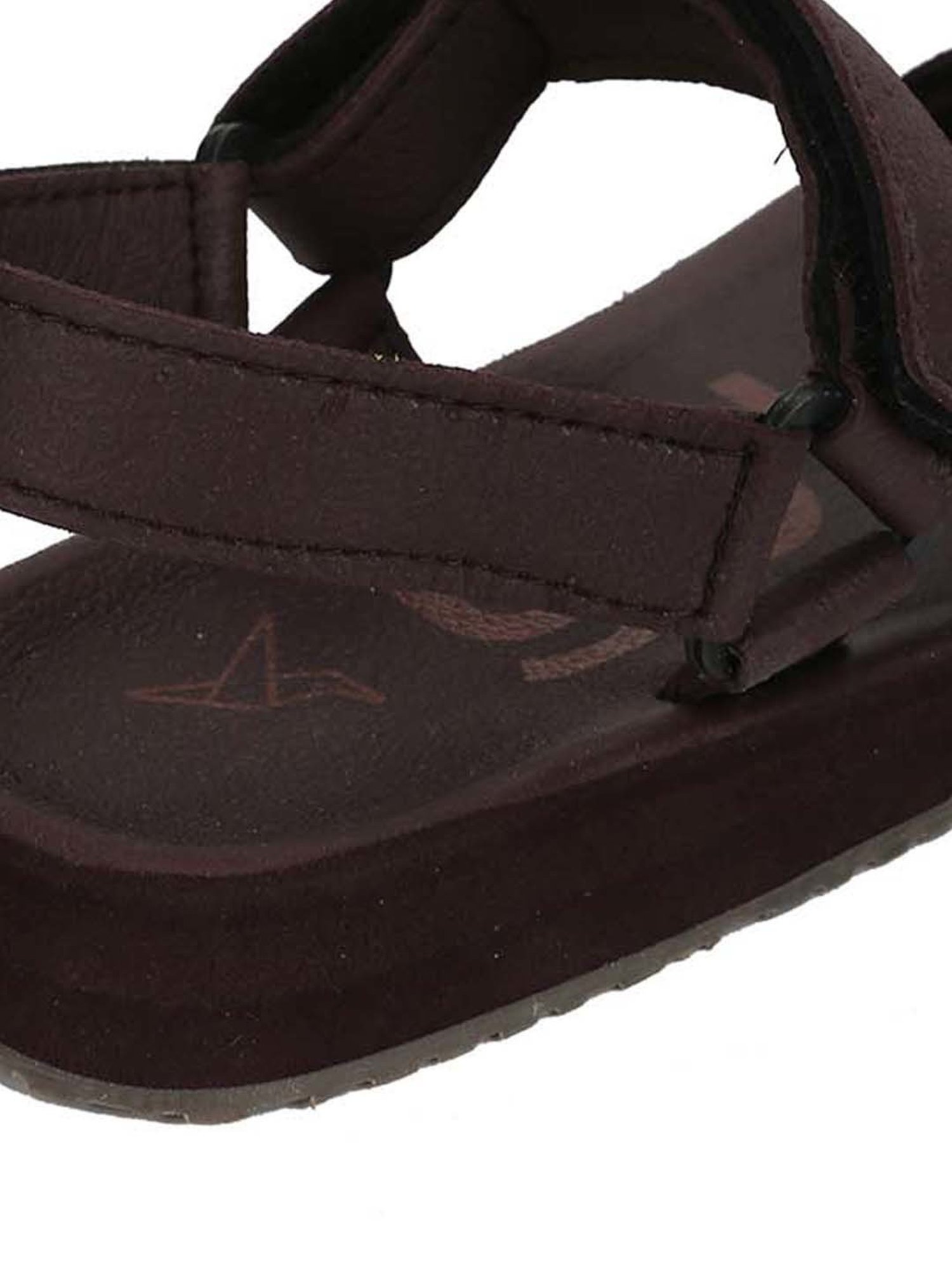 Yoho Men's Brown Floater Sandals