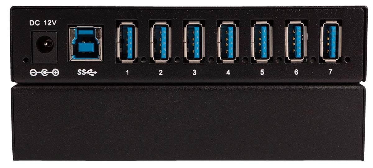 Intelix DL-7USB-PHUB TeamUp+ 7 Port Powered USB 3.0 Commercial Hub w/2-Yr Warranty