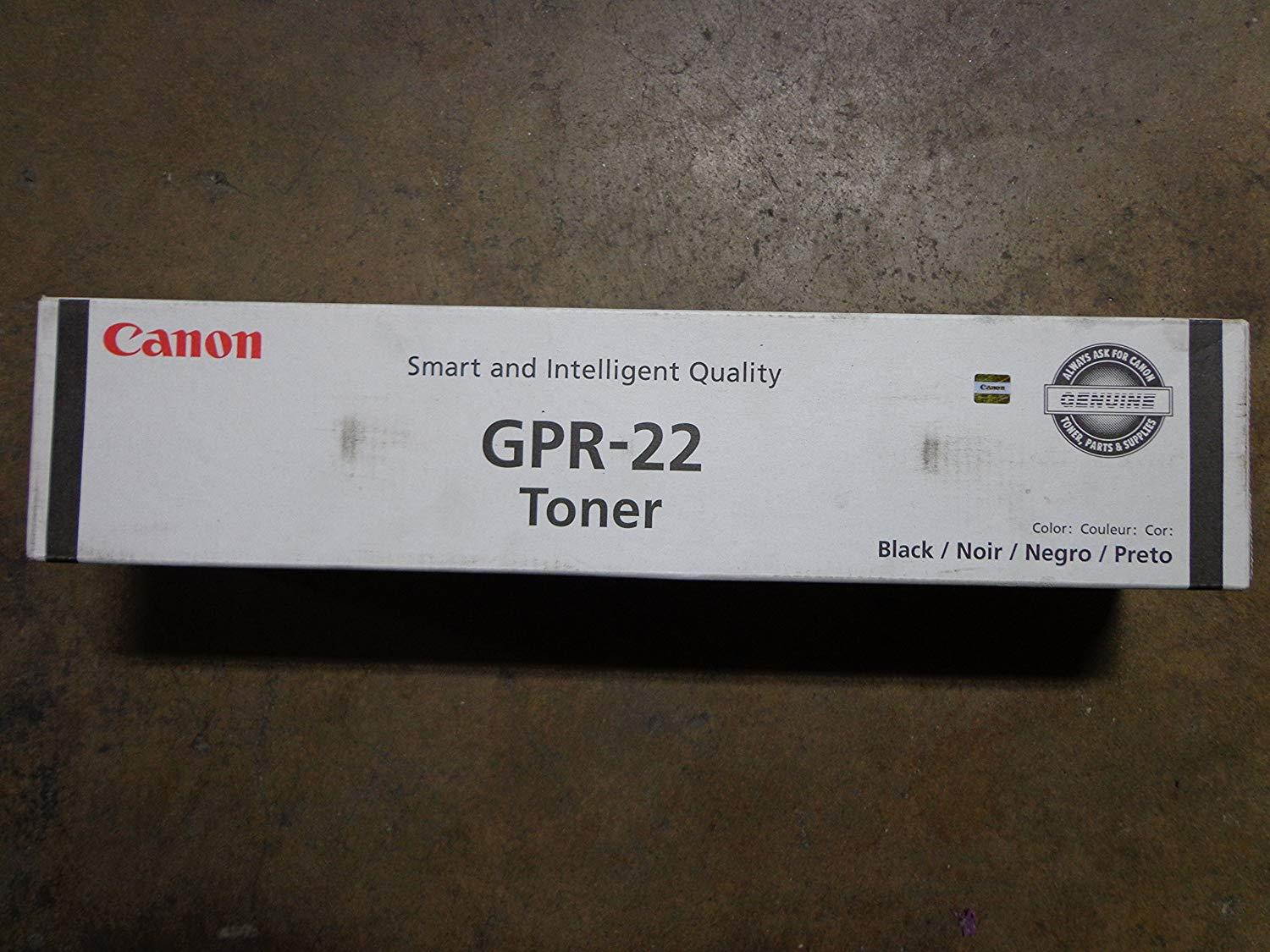 1 X (GPR-22) Canon ImageRunner 1025N Black Toner (8400 Yield) - Geniune Orginal OEM toner