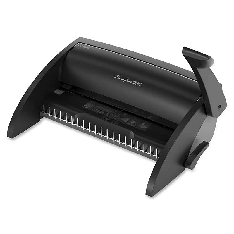 Binding Machine, Manual, 160 Sheet Binding Capacity, 9 Sheet Punch Capacity, BindMate Personal CombBind System (7706170), Gray