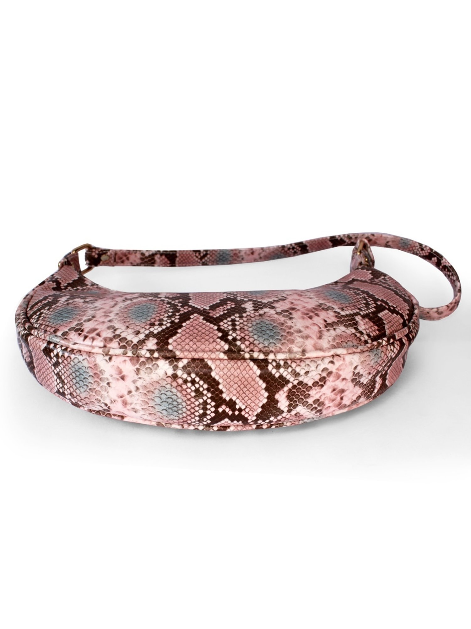Modern Myth Pink Animal Effect Medium Hobo Bag