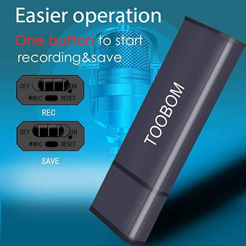 Mini USB Voice Recorder for Lectures USB and Micro USB 2 in 1 Digital Audio Recorder 8GB Mac Compatible and Android OTG Metal Body Small USB Dictaphone Recording DeviceUSB Rechargeable