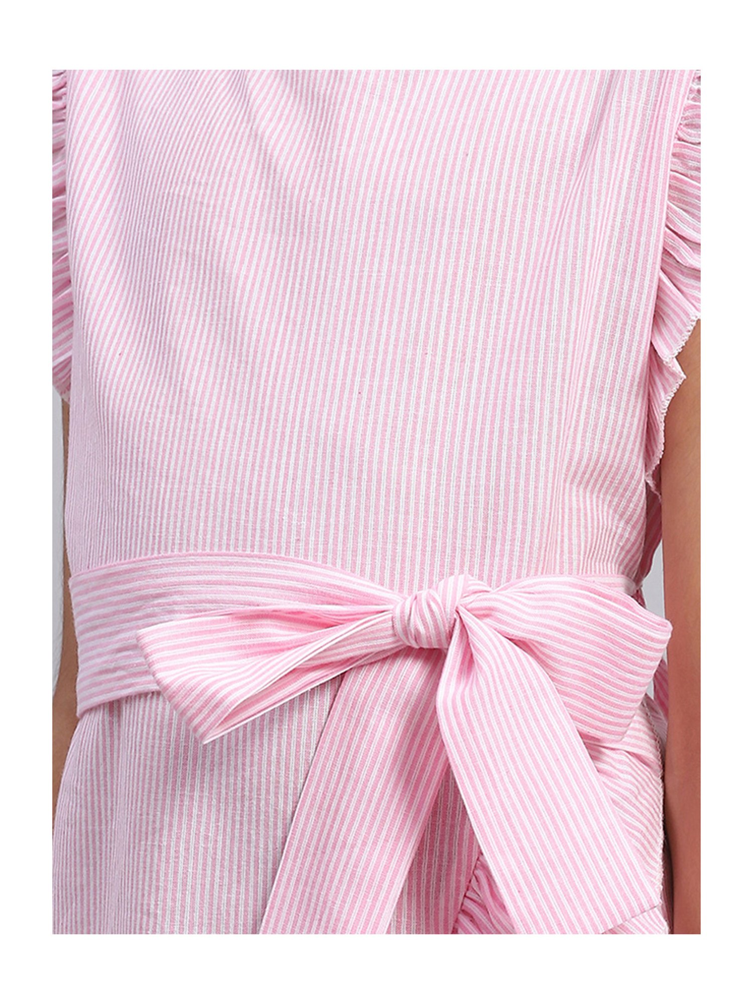 Monte Carlo Girls Pink & White Striped Dress