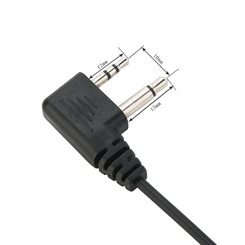 Way Radio Earpiece Compatible Midland AVPH4 EarClip Way Headset for Midland Walkie Talkie EarpiecePair