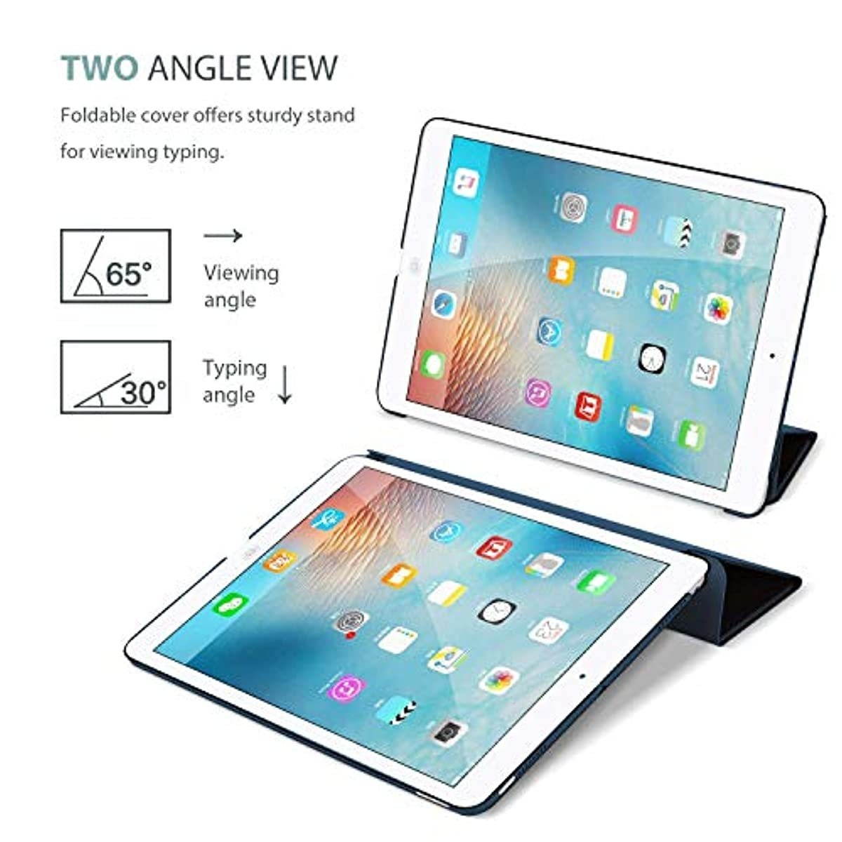 ProCase iPad 2 3 4 Slim Case (Old Model) Bundle with Stand Folio iPad 2 3 4 Case (Old Model)