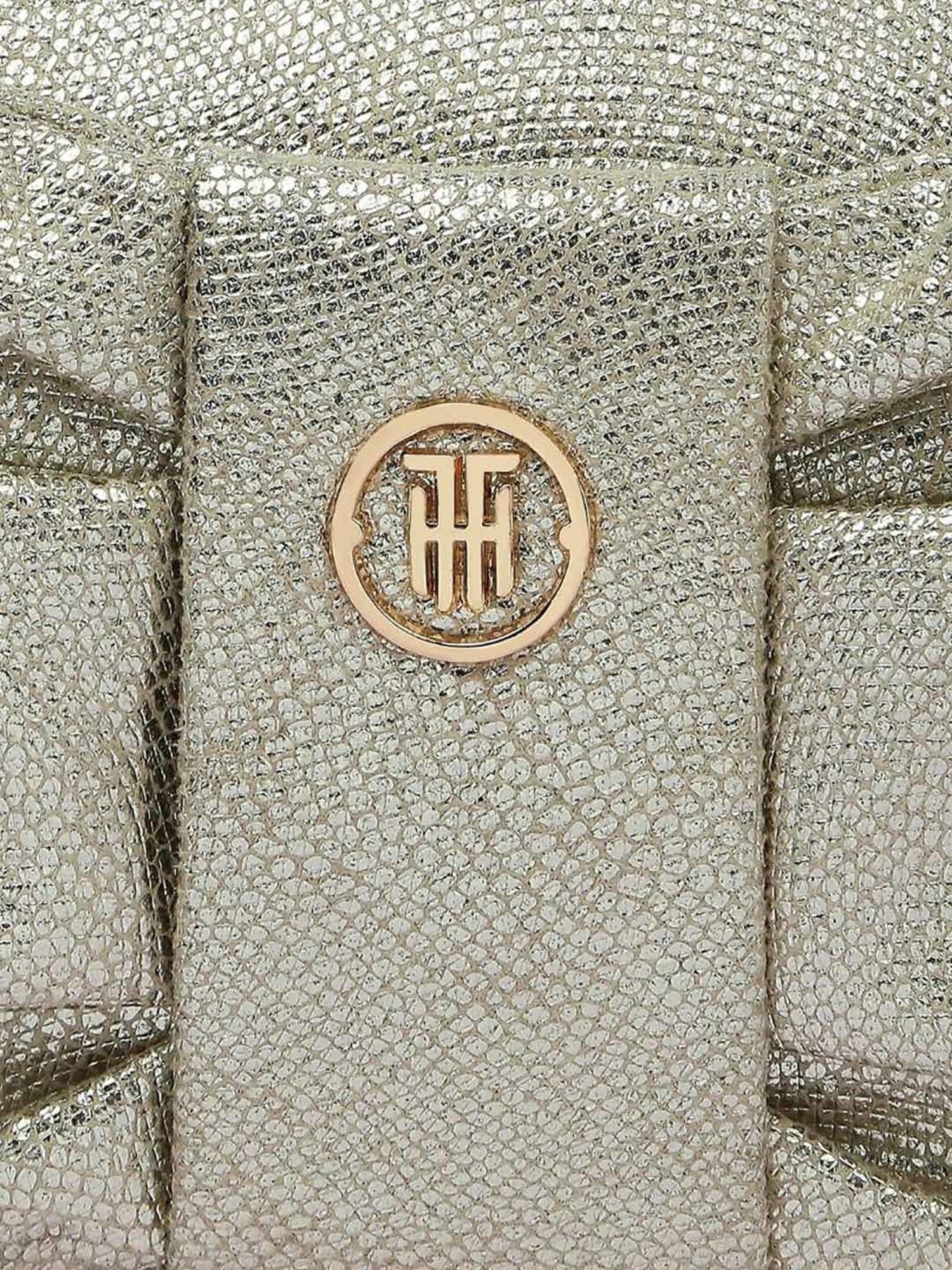 THE HOLISTIK Bling Golden Shimmer Medium Cross Body Bag