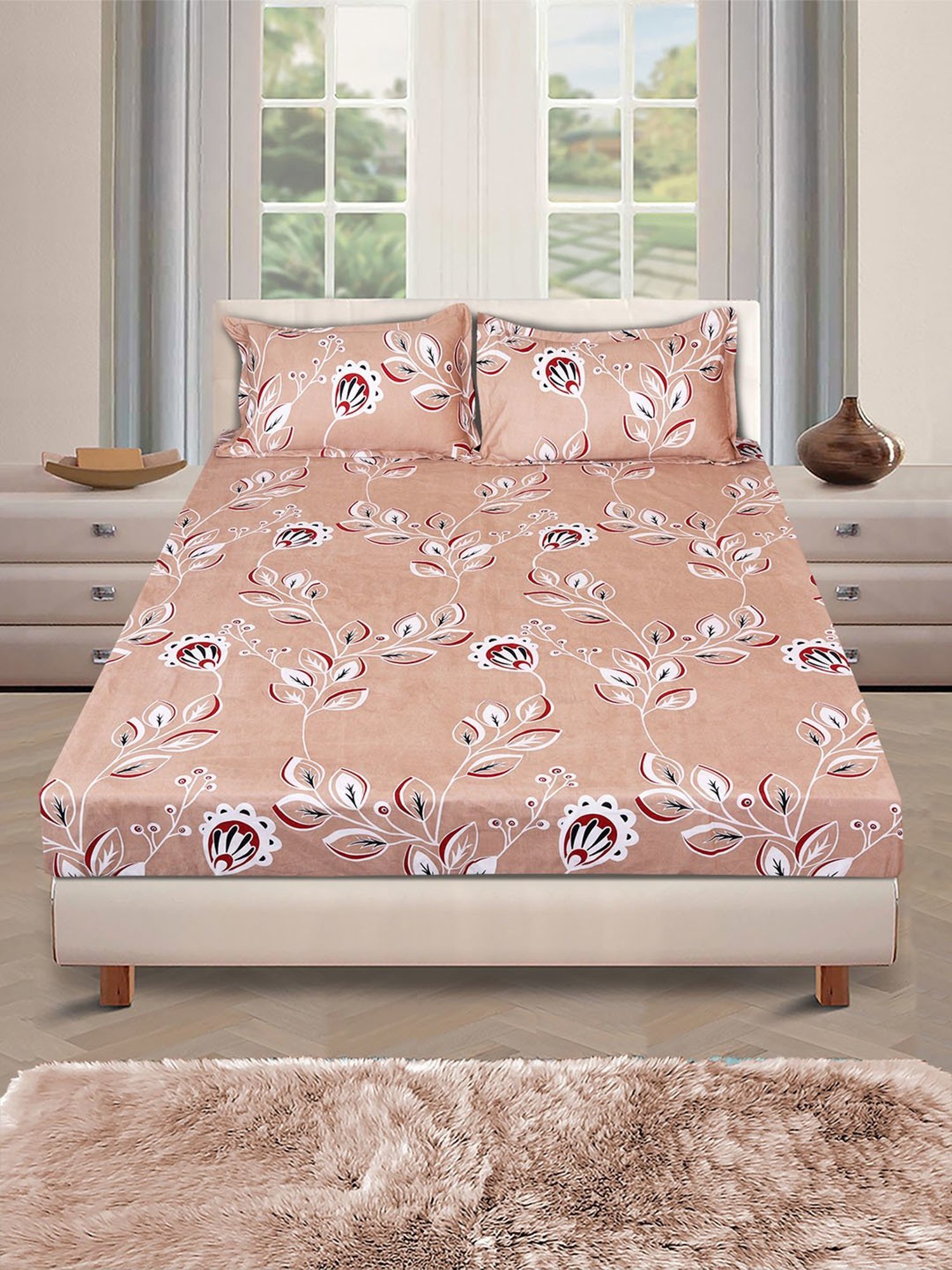 Romee Multi Microfibre Floral Bed Sheets