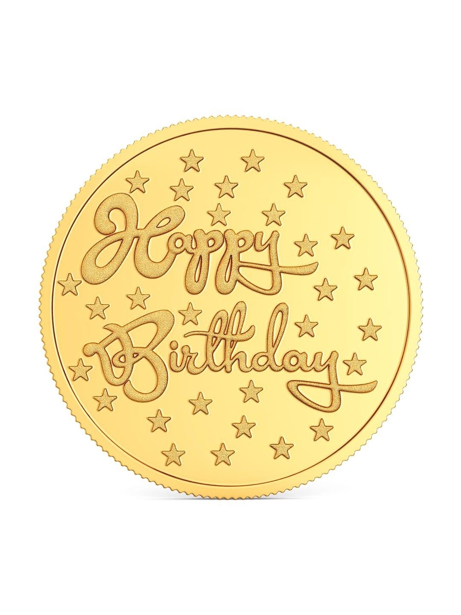Joyalukkas Happy Birthday 22k (916) 4gm Gold Coin