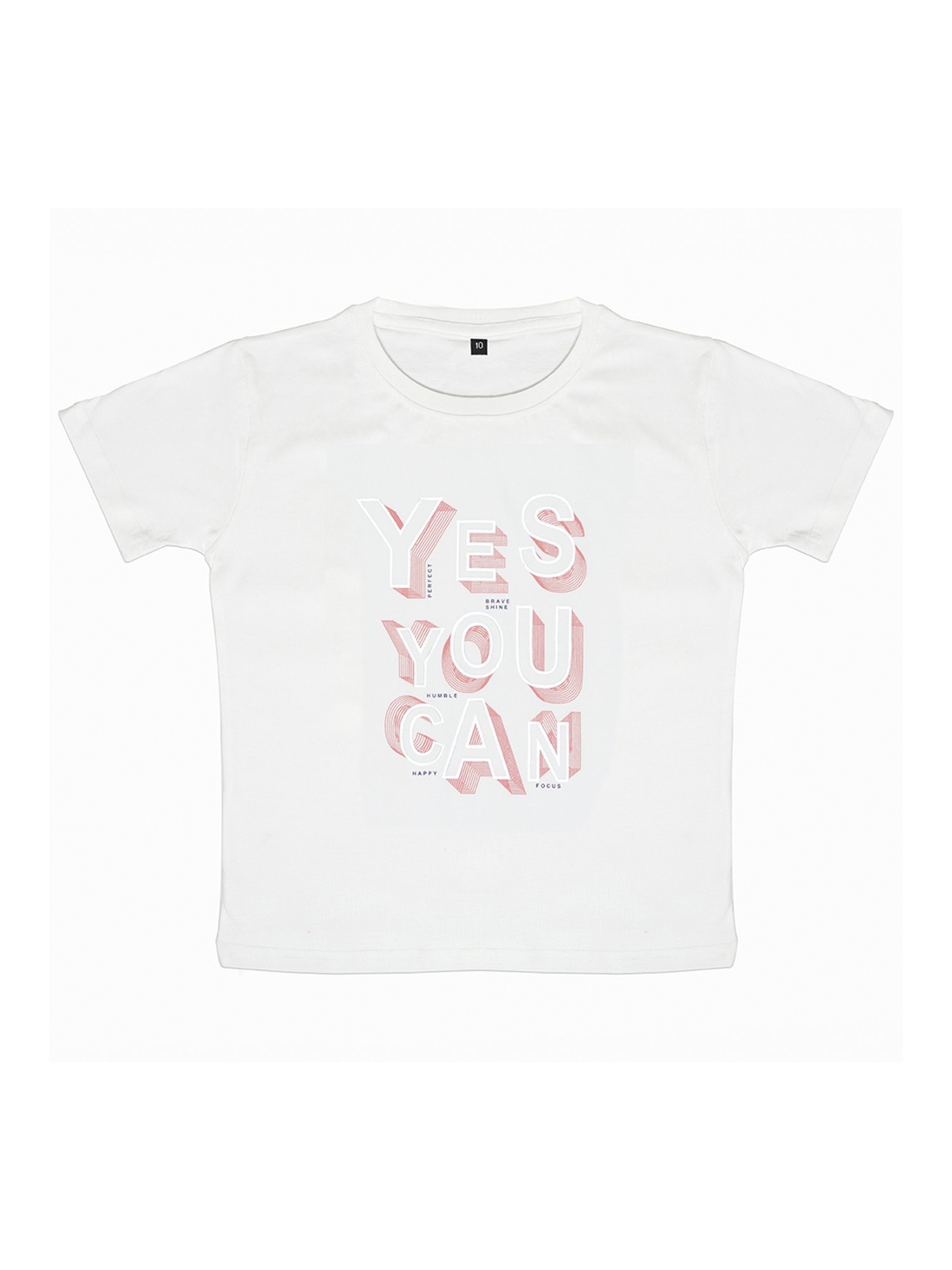 Cavio Kids Rust & White Printed Full Sleeves Shrug with T-Shirt