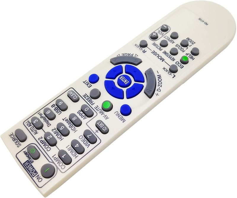 INTECHING RD-472E Projector Remote Control for NEC P452H, P452W, P474U, P474W, P502H, P502HL, P502HL-2, P502W, P502WL, P502WL-2, P554U, P554W, P603X, P604X, UM352W