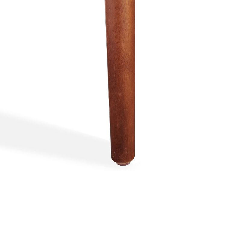 All-Weather Wicker Athens Outdoor Coffee Table with Glass Top Brown - Alaterre Furniture