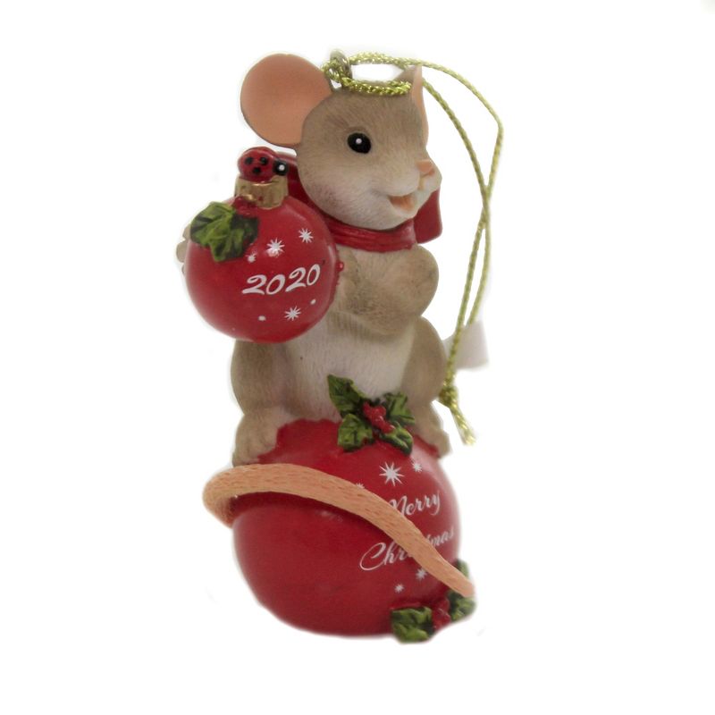 Charming Tails 3.0" Have A Merry Little Christmas Mouse Ornament Dated 2020  -  Tree Ornaments