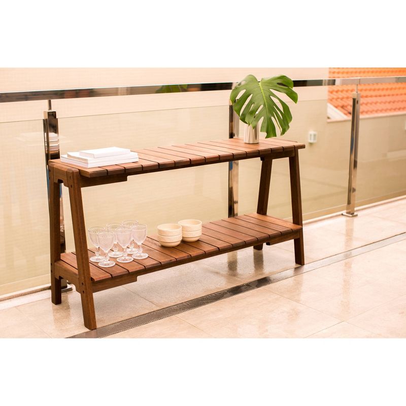 Otero Eucalyptus Wood Outdoor Buffet - Alaterre Furniture