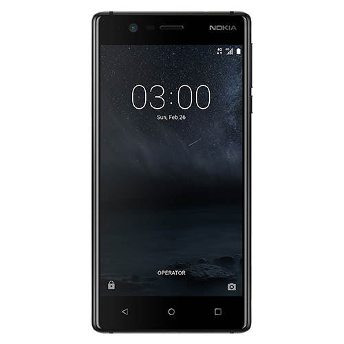 Nokia 3 16GB (No CDMA, GSM only) Factory Unlocked 4G/LTE Smartphone - Matte Black