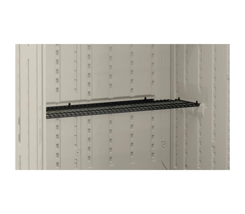 Suncast BMSA7S Vertical Storage Shed Organization Metal Wire Shelf Rack Shelving