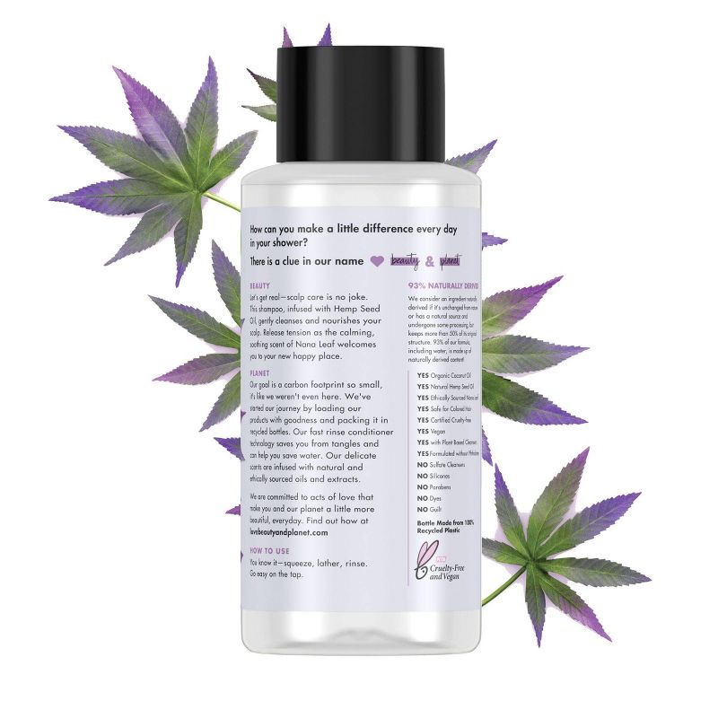 Love Beauty and Planet Hemp Seed Shampoo - 13.5 fl oz