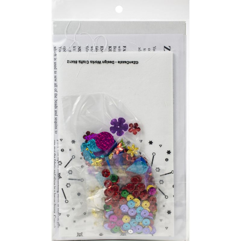 Design Works/Zendazzle Stamped Needleart Kit 10"X10"-Butterfly