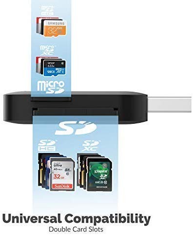 Sabrent USB 3.0 Micro SD and SD Card Reader (CR-BYMS)