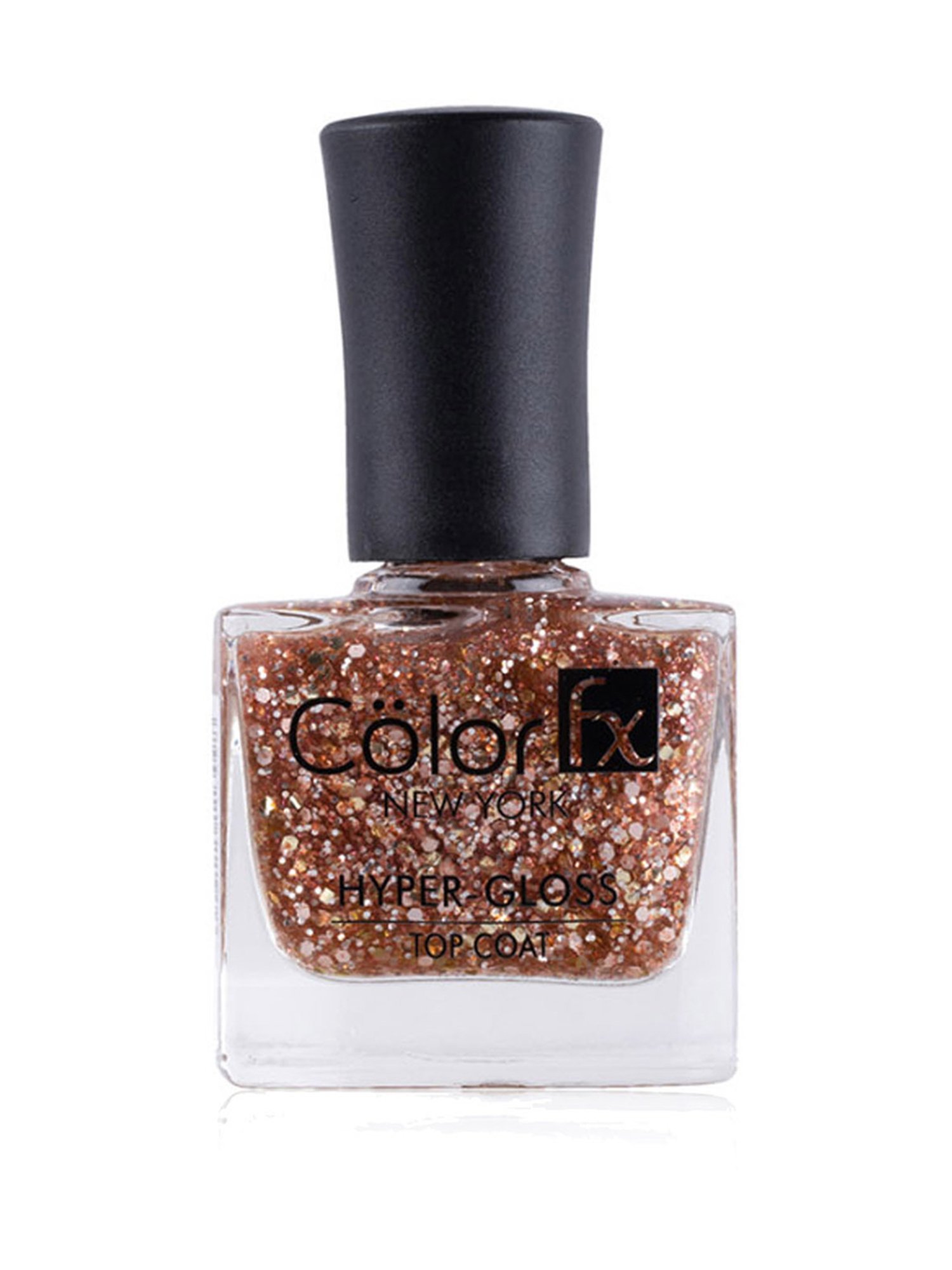 Color Fx Hyper Gloss Top Coat Nail Enamel Rose Gold - 9 ml
