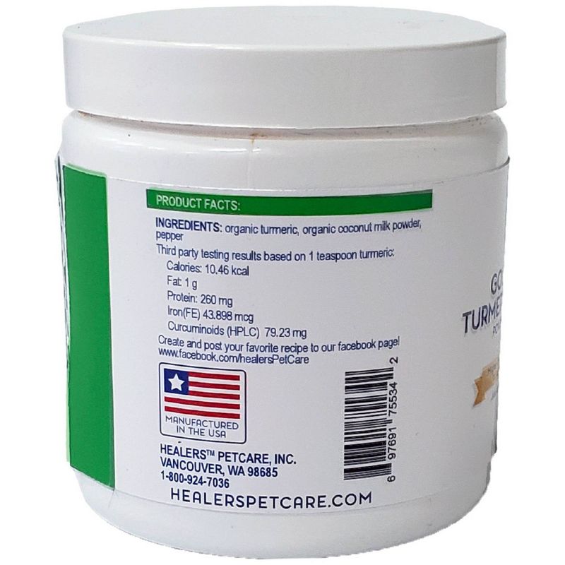 Healers Golden Turmeric Paste Mix - 3.5oz