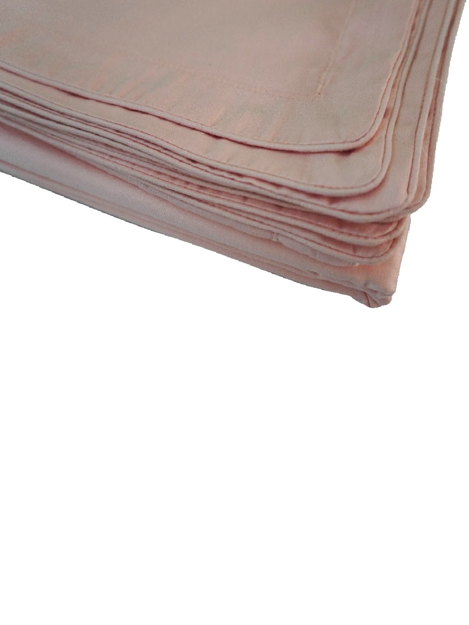 TARA Sparkling Homes Peach 300 TC Cotton King Bedsheet With 2 Pillow Covers