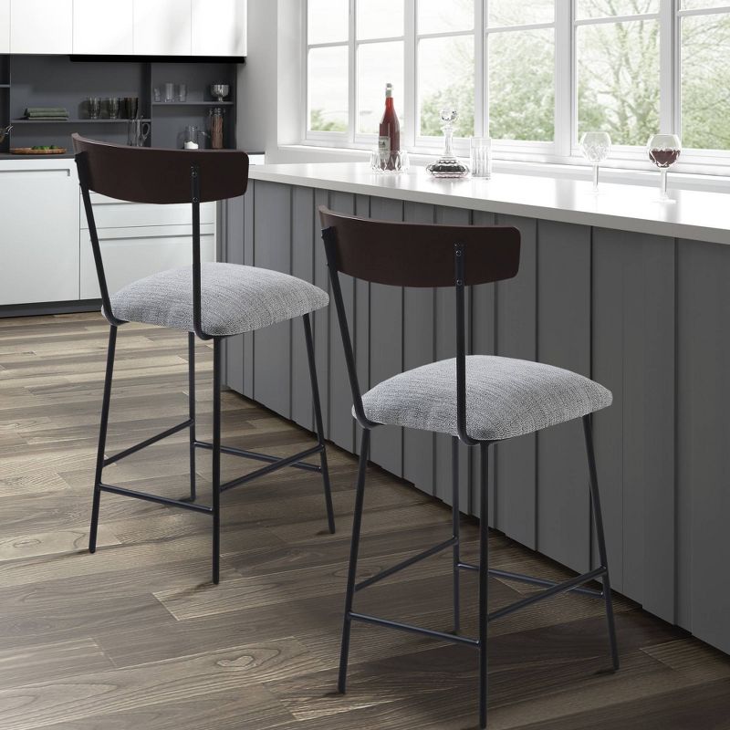 Carver Counter Height Barstool Gray