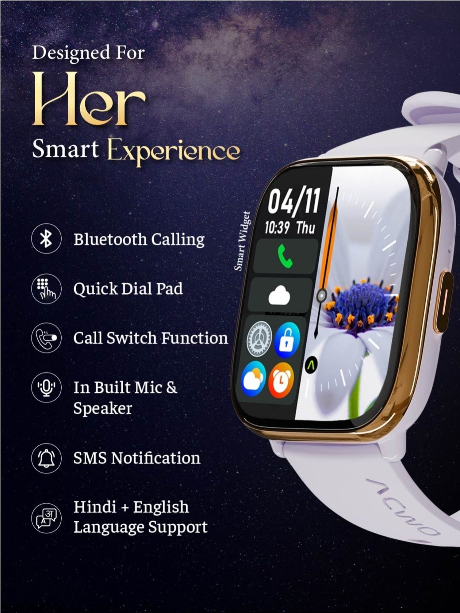 I Kall W1 Smartwatch (Black)