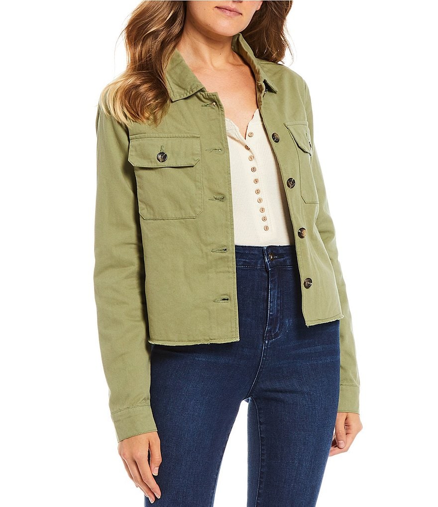 Sundown by Splendid Coordinating Joey Acid Wash Zip Front Hoodie